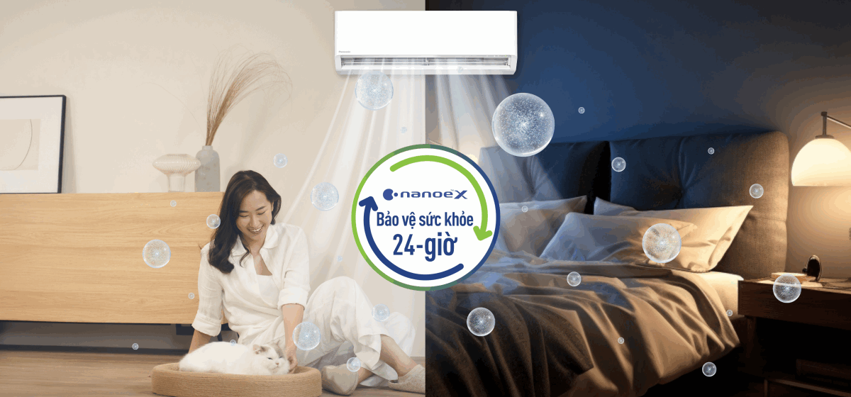 Điều hòa Panasonic 12000btu CU/CS-XZ12BKH-8 - 2 chiều inverter